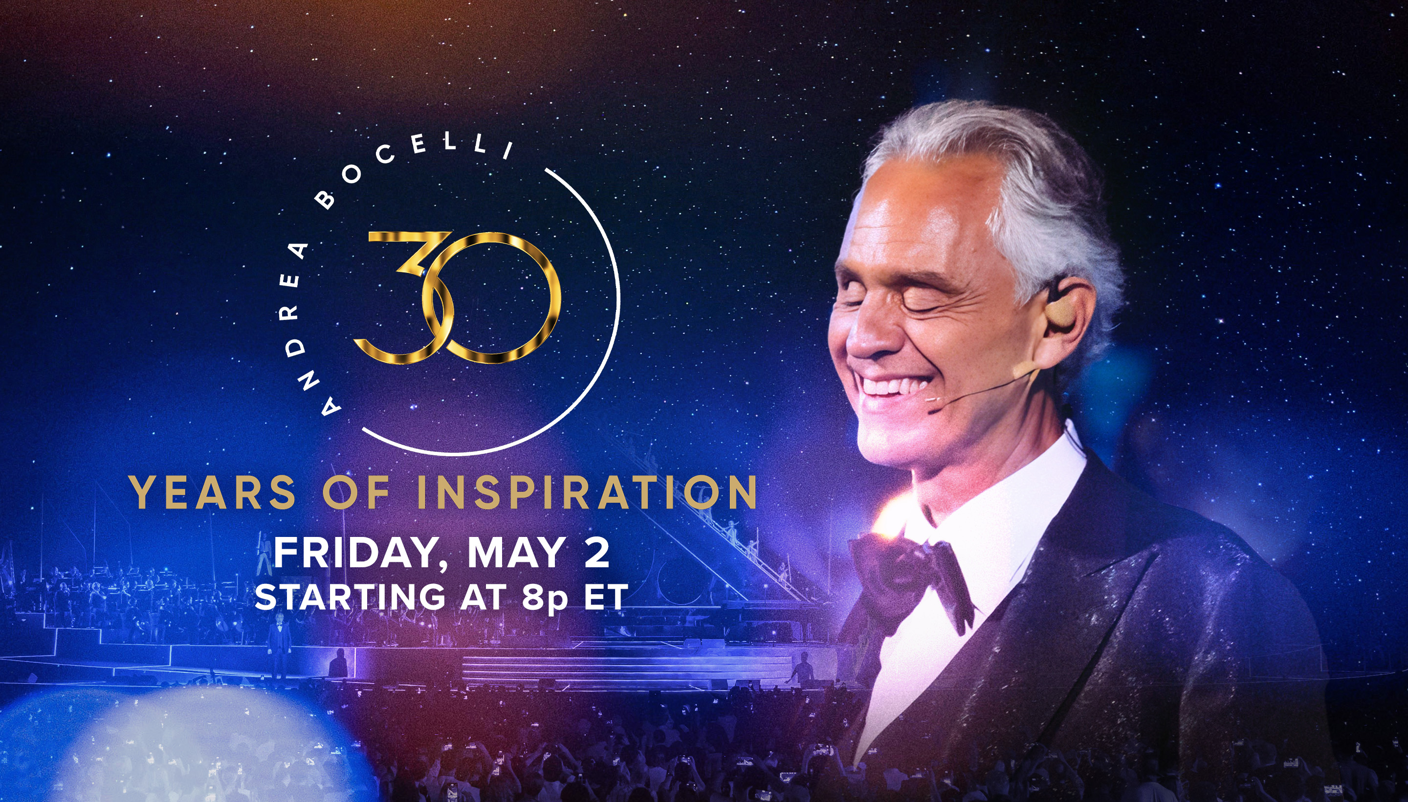 30 Years of Inspiration with Andrea Bocelli (Date Trailer)