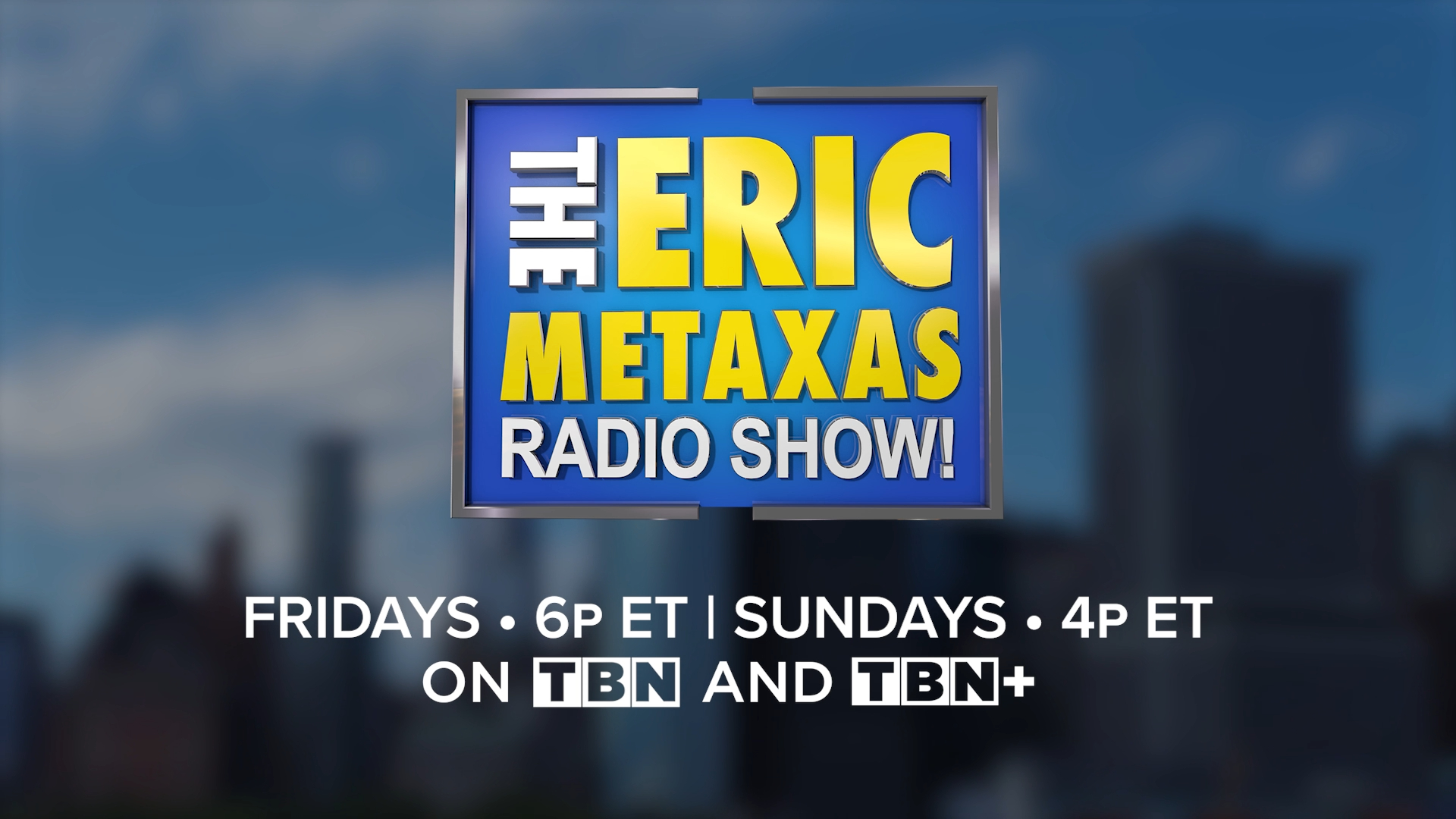Eric Metaxas Radio Show (:15 New Times Trailer)